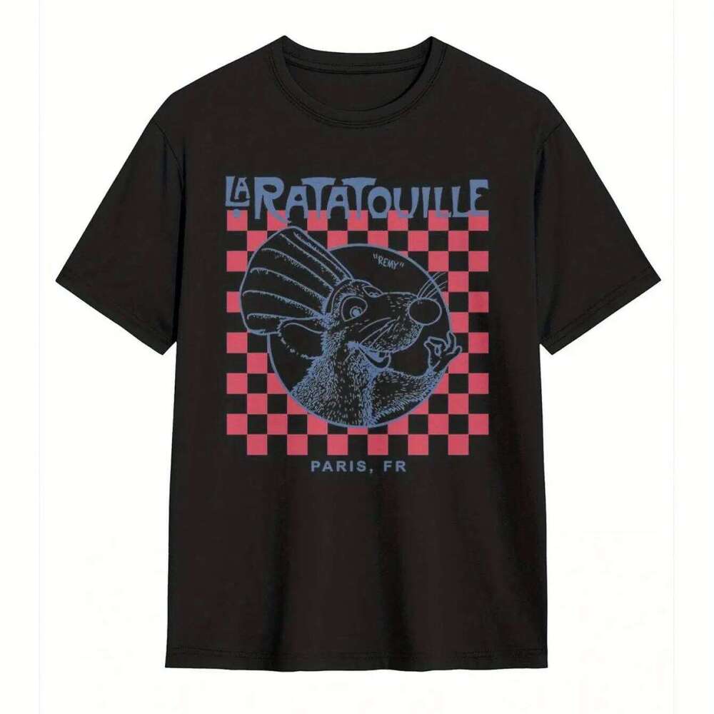 New Men's Remy From "Ratatouille" Pattern T-shirt Daily Leisure and Theme ActivitiesWear Unisex Pure Cotton Short Sleeves C260228 - view 3