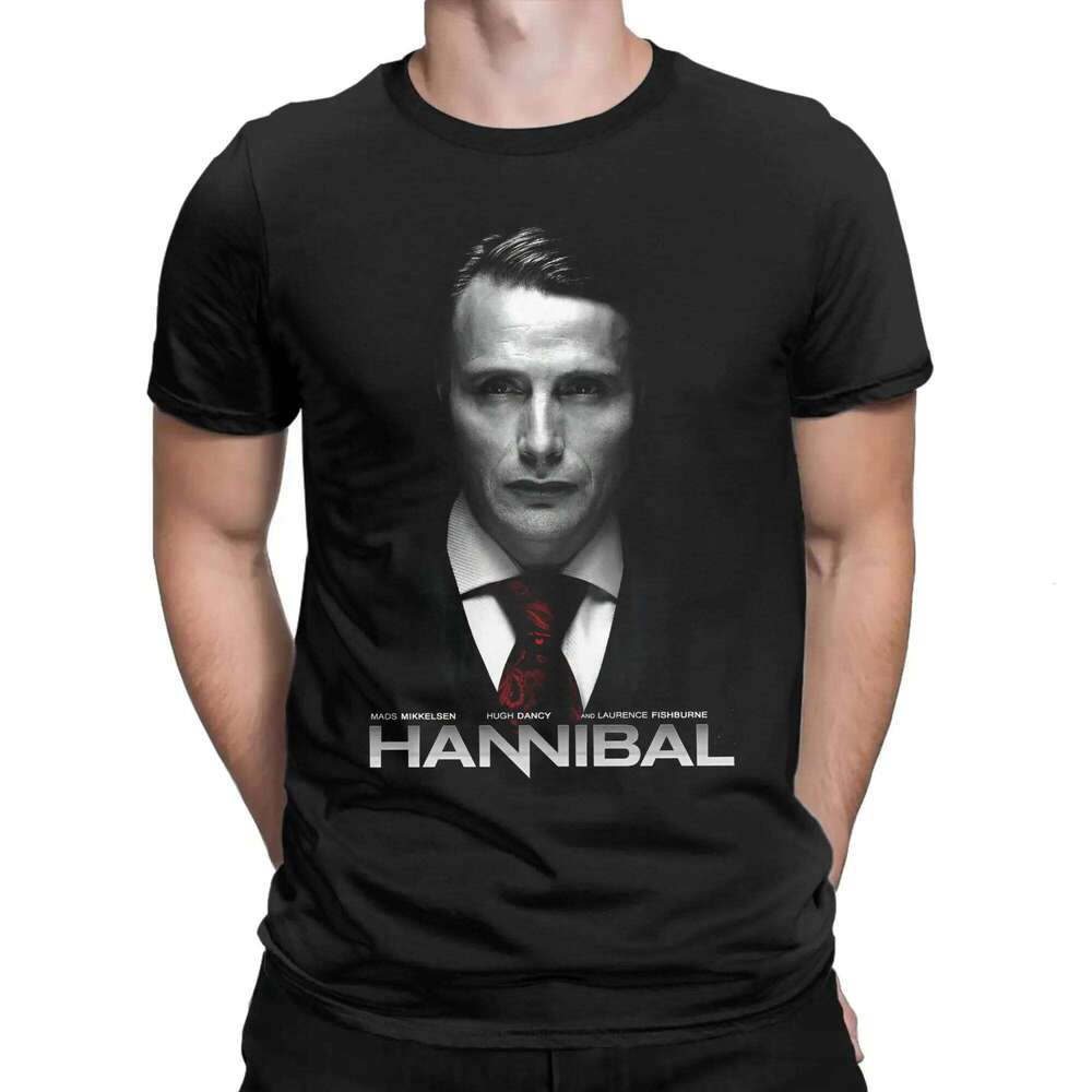 Mads Mikkelsen T-Shirt Summer Hannibal Vintage T Shirts 100% Cotton Leisure Tshirt For Men's Short Sleeve Casual Tees C260228 - view 3