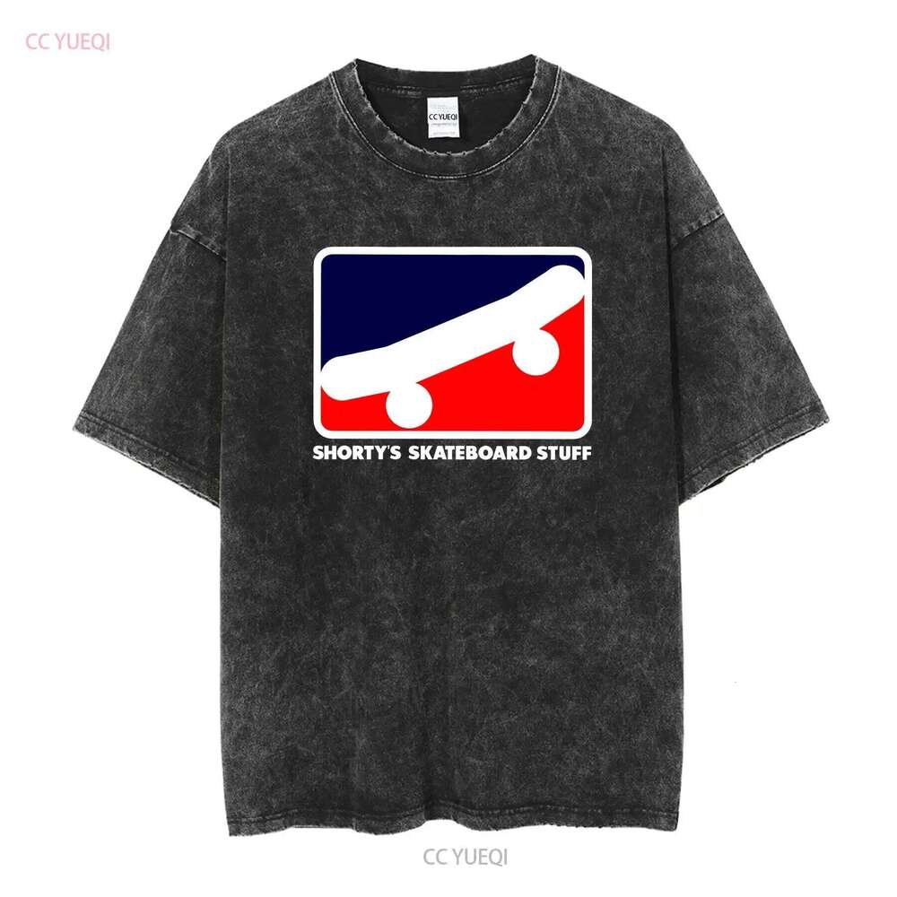 Shortys Skateboard Stuff Classic T Shirt vintage Washed Slightly Comfortable Soft streetwear Stretched Unisex designer clothes C260228 - view 3