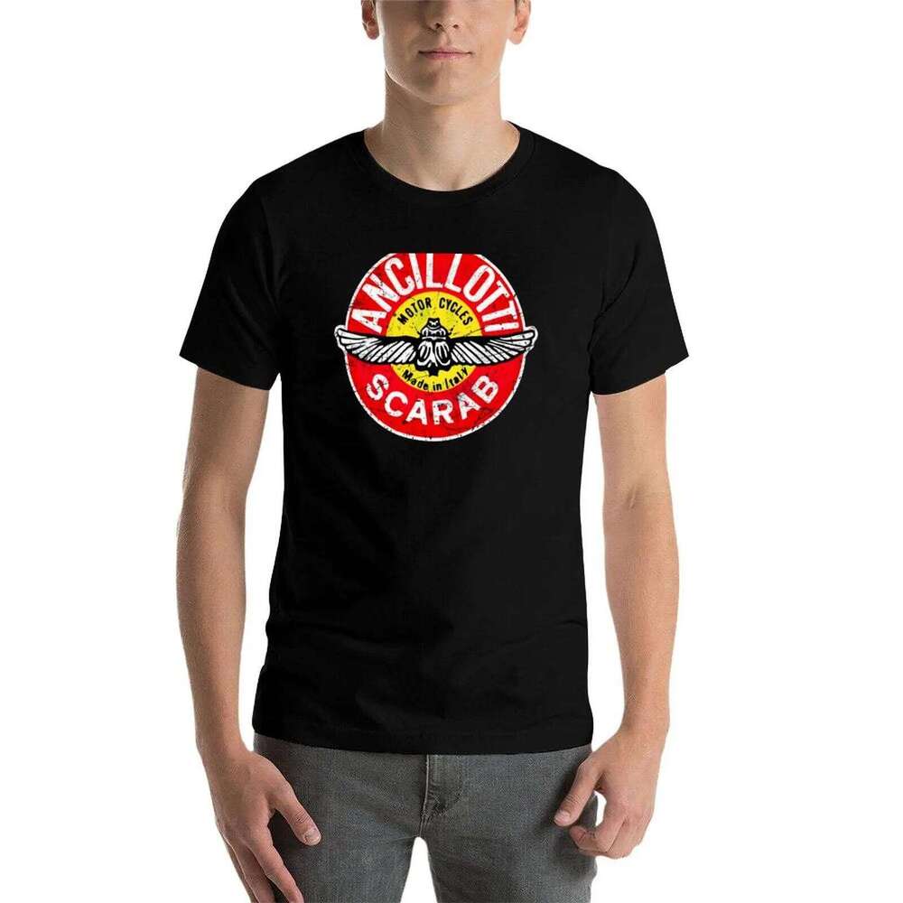 t heavy Scarab tshirt anime Design man Ancillotti Motorcycle Vintage cotton Italian T-Shirt shirt C260228 - view 4