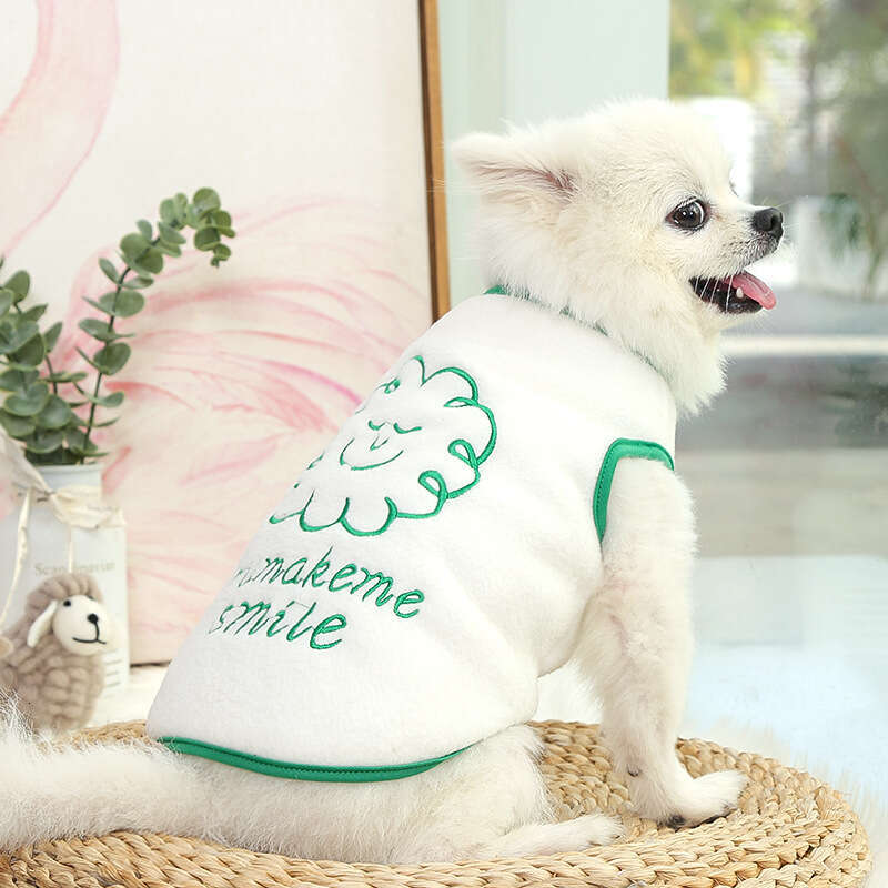 Famous brand Autumn winter warm pet clothes for cats Teddy Bichon Pomeranian small dogs and puppies cat supplies dog vests manufacturer pupakaIK