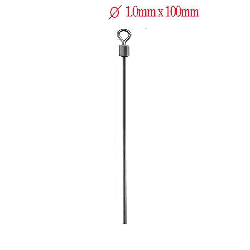 20pcs Long Pole Ball Bearing Connector Stainless Steel Barrel Swivel For Carp Fishing Accessories Tackle Z260228