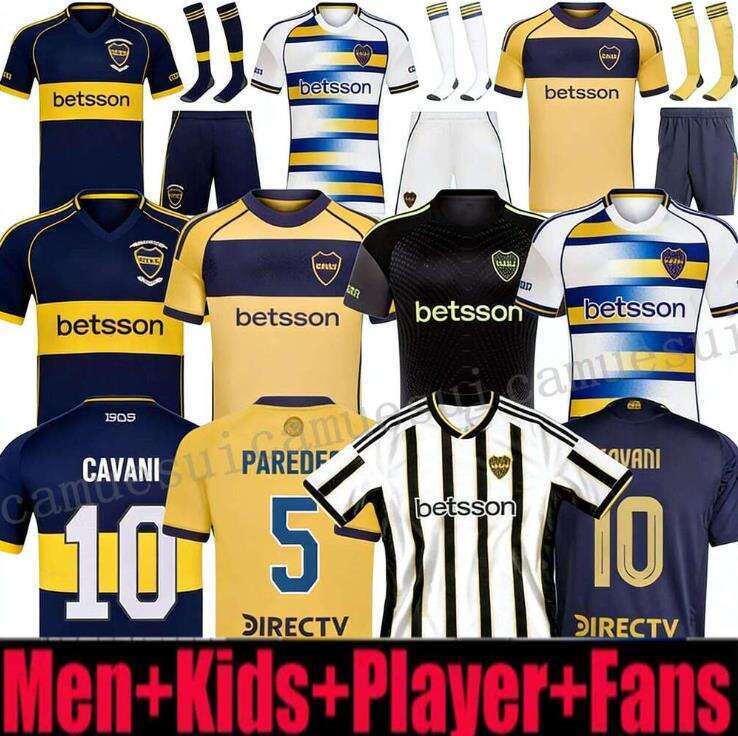 2026 Boca Juniors Soccer Jerseys 25 26 27 CAVANI JANSON MEDINA VILLA FERNANDEZ BENEDETTO ZEBALLOS maillots BLONDEL BARCO TABORDA Football Shirts men kids
