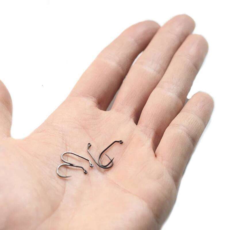 CONTEMPLATOR 40pcs nymph barbless fishing hook10# 12# 14# 16# 18# 60 Jig thin wire shrimp caddis pupa fly tying hooks Z260228
