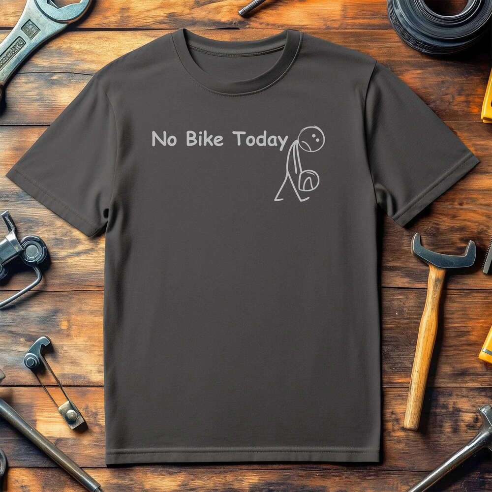 No Bike Today Shirt Motorbike and Petrol Head T-Shirt Graphic T Shirts Retro Streetwear Crew-neck Short-sleeved Men's T-shirt C260228 - view 4