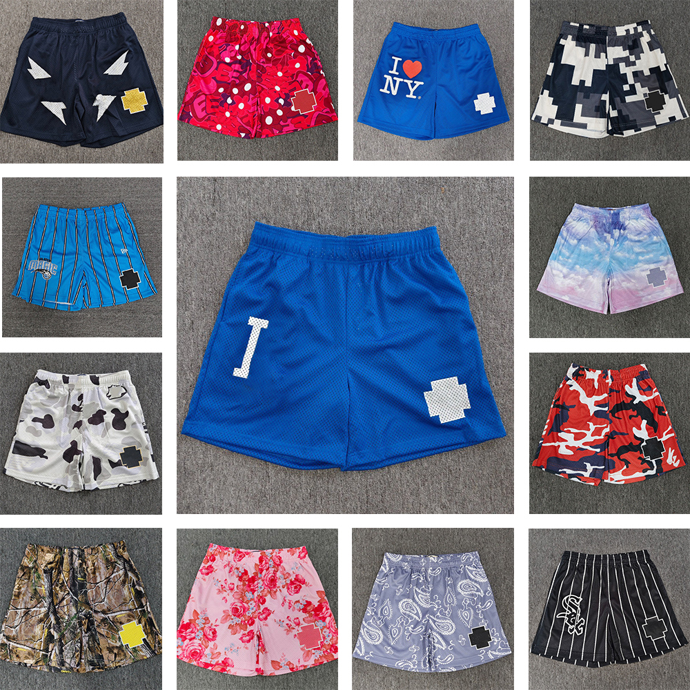 EE Mesh Shorts Men's Gym Sports Fitness Workout Basketball Casual Beach Pants Summer Classic Fashion Size S-XL