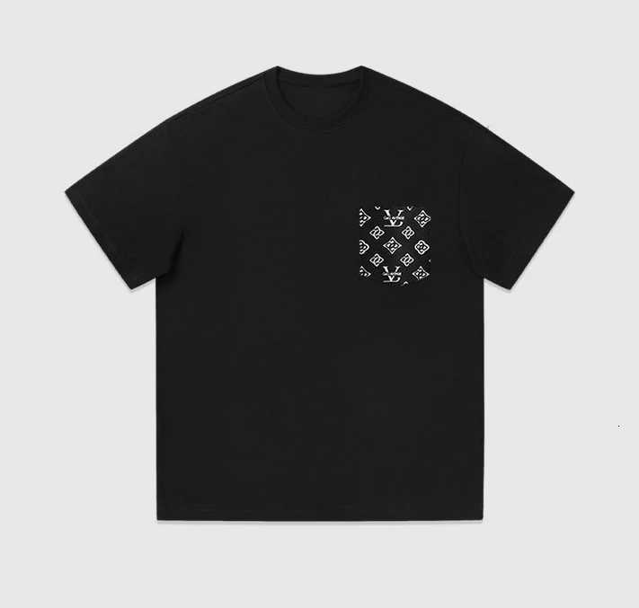 Men's 2026 Summer Pure Cotton T-Shirt Luxury-Lite Loose Casual Versatile Short SleeveT260228