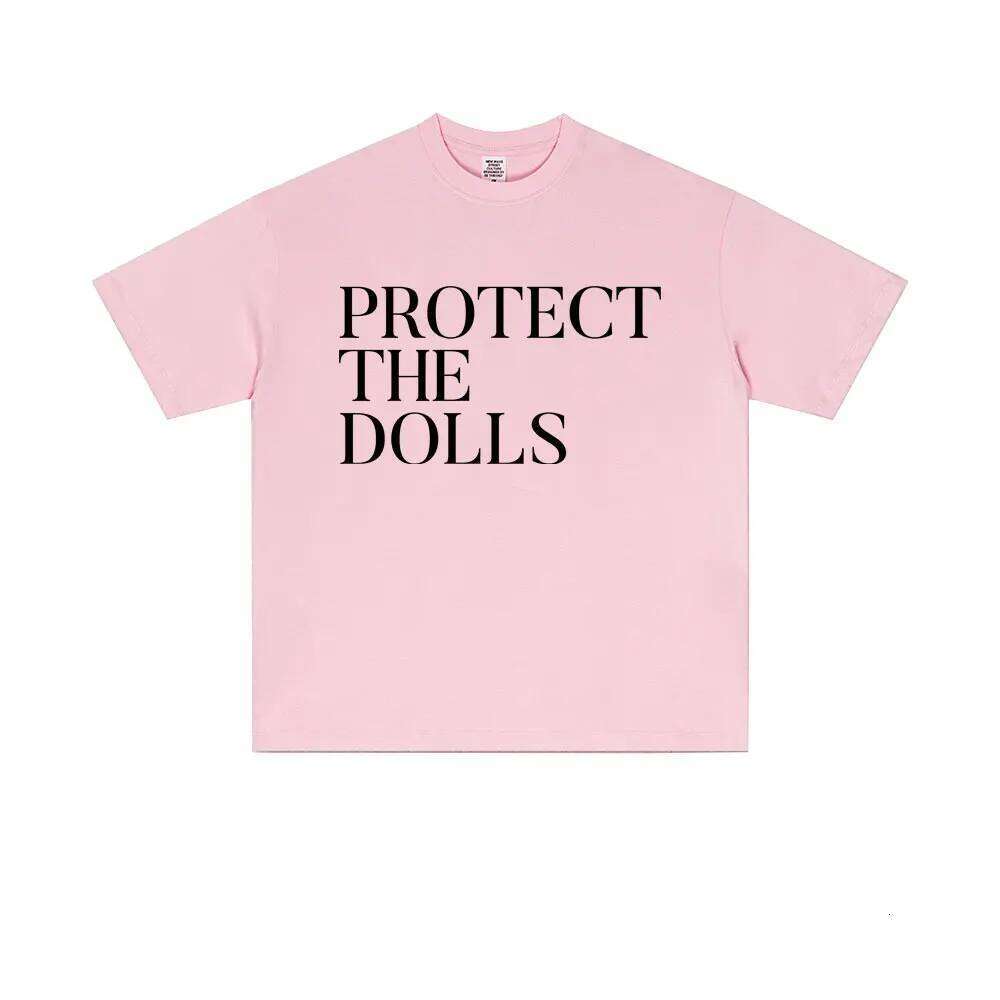 2026 Spring/Summer Pedro Pascal "Protect The Dolls" Design Men's and Women's Fashion Retro T-Shirt C260228 - view 6