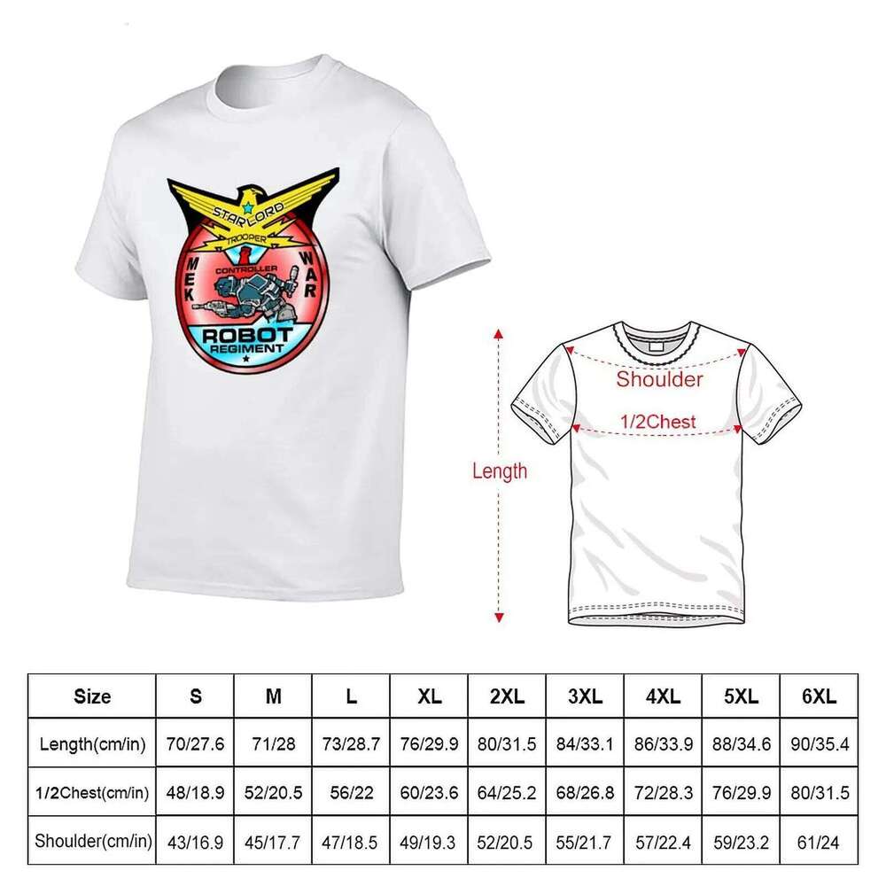Robot Regiment Trooper printed for cotton t shirts man 100% T-Shirt C260228 - view 6
