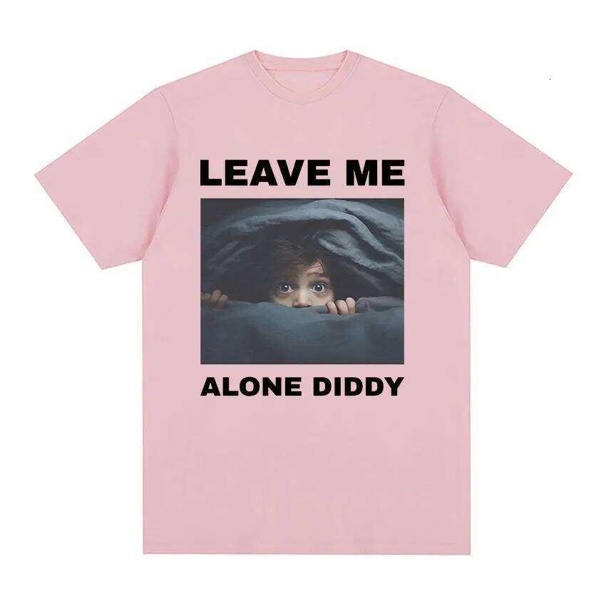 Leave Me Alone Diddy Funny Graphic T Shirt Men's Retro Fashion Short Sleeve T-shirts Tops Unisex Casual T-shirt C260228 - view 4