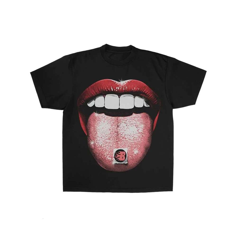 New Arrival fashion heavyweight Hot SaleGothic Punk Casual T Shirton Y2k Streetwear Harajuku Print Pattern Men Tshirt Men's Wom C260228 - view 5