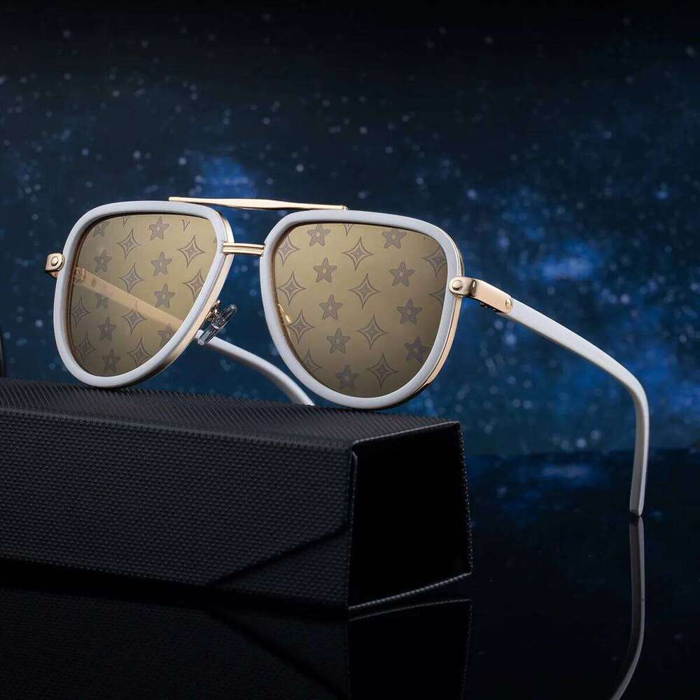New Fashion Toad Sunglasses Men Retro Trend Sun Glass Male Double Beams Shades Classic Goggle Oculos De Sol Feminino Uv400