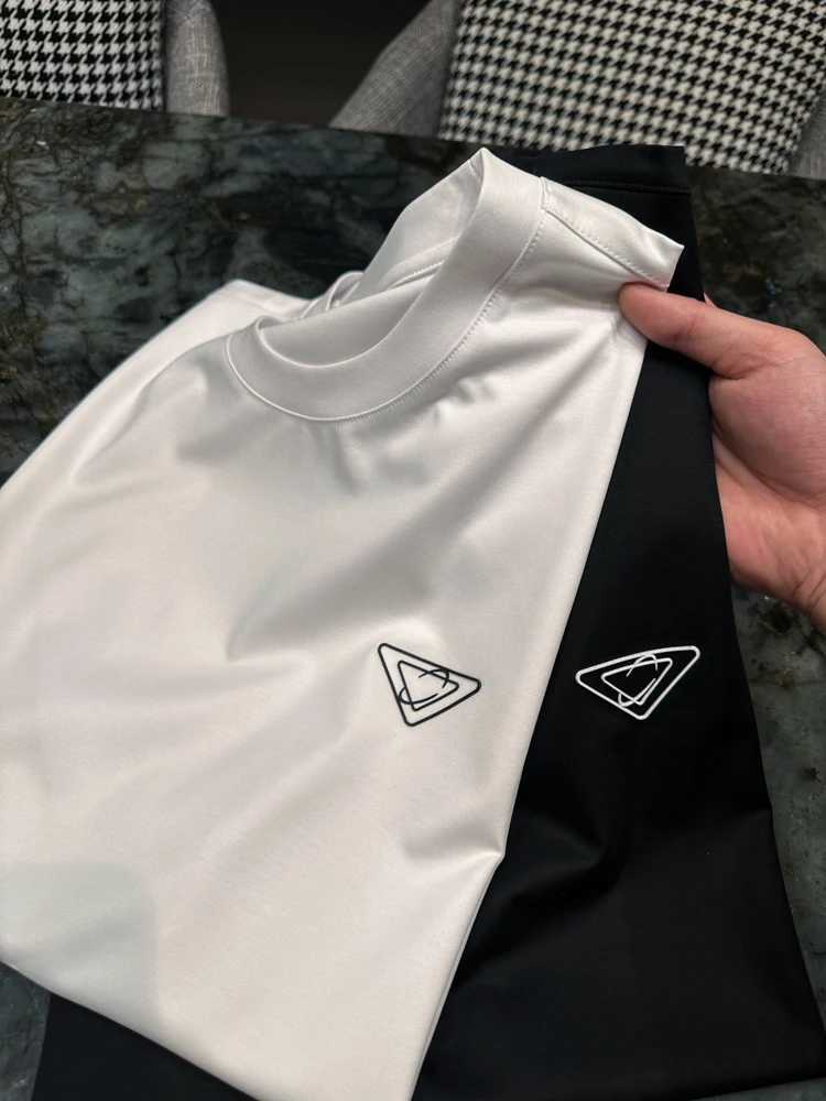 Men's Lightweight Thin Pure Cotton T-Shirt Summer Casual Short Sleeve Not Easy To DeformT260228