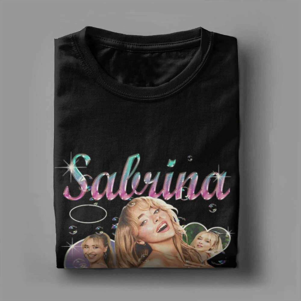 Men's Sabrina Carpenter T Shirts American singer Cotton Tops Funny Short Sleeve O Neck Tees Plus Size T-Shirt C260228 - view 5
