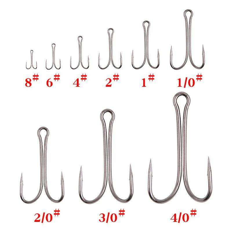 10/100PCS Long Shank Double Weedless Fishing hook Fly Tying Duple for Jig Bass Fish Hook fishing tackle For Soft Lure Z260228