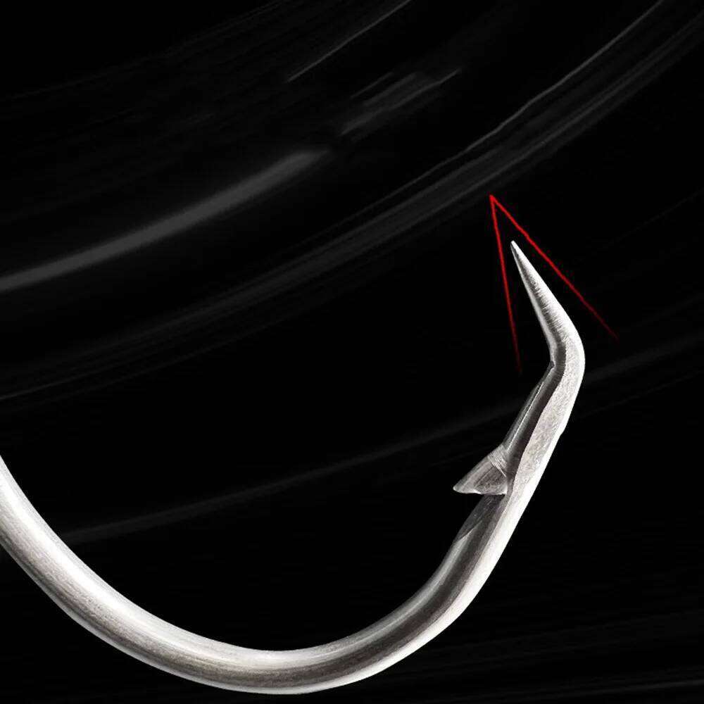 5pcs/lot Eagle Olecranon 6/0-16/0 Giant Tuna Shark Hook Gaff Barbed Sharp Fishing Pesca Circle Hooks Z260228