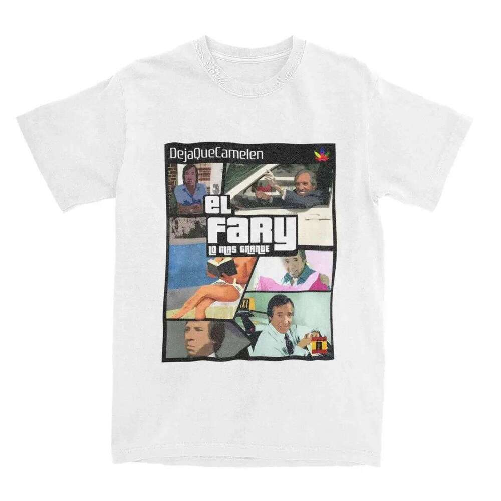 Streetwear Shirt El Fary T Shirts Spanish Leisure Tshirt for Adult Beach Y2K Basic Casual Short Sleeve Clothes C260228 - view 5