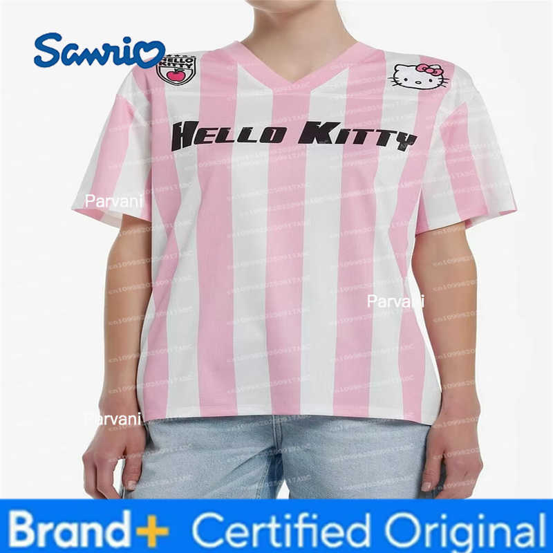 Sanrio Man Tshirt Hello KItty 3D Print Men Football Jersey Sport Tee Women Training Kid TShirt Streetwear Womens T-shirt H260228