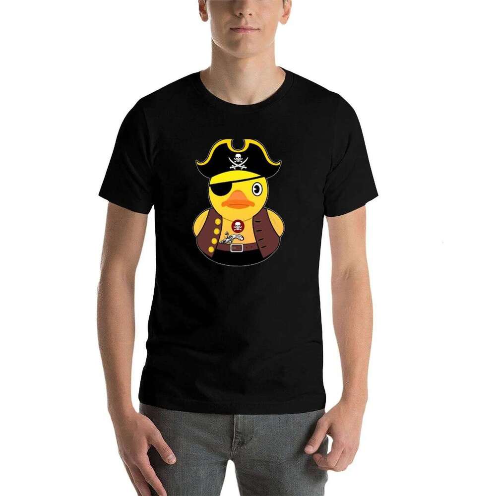Pirate duck Rubber T-Shirt essential shirt man luxury funny t shirts dark humor T-shirt C260228 - view 5