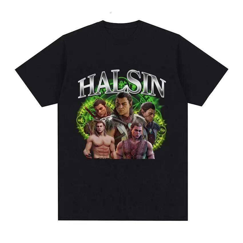 New Arrival Mens Clothes Tee Shirt Homme Graphic T-Shirts Tshirt for Men Ropa Hombre Retro Astarion Halsin Baldurs Gate 3 C260228 - view 6