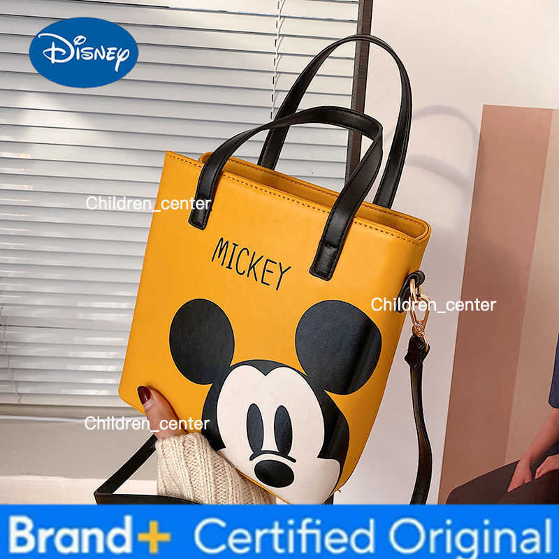 Disney Mickey Mouse Handbag Crossbody Bags Cartoon Figures PU Shoulder Bag Storage Backpack Tote Bag Adult Women Christmas Gifts H260228