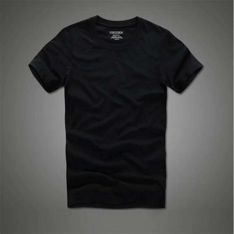 Men Tshirt 100% Cotton Solid Color O-Neck Short Sleeve T shirt Male High Quality Tops Soft Clothing C260228 - view 4