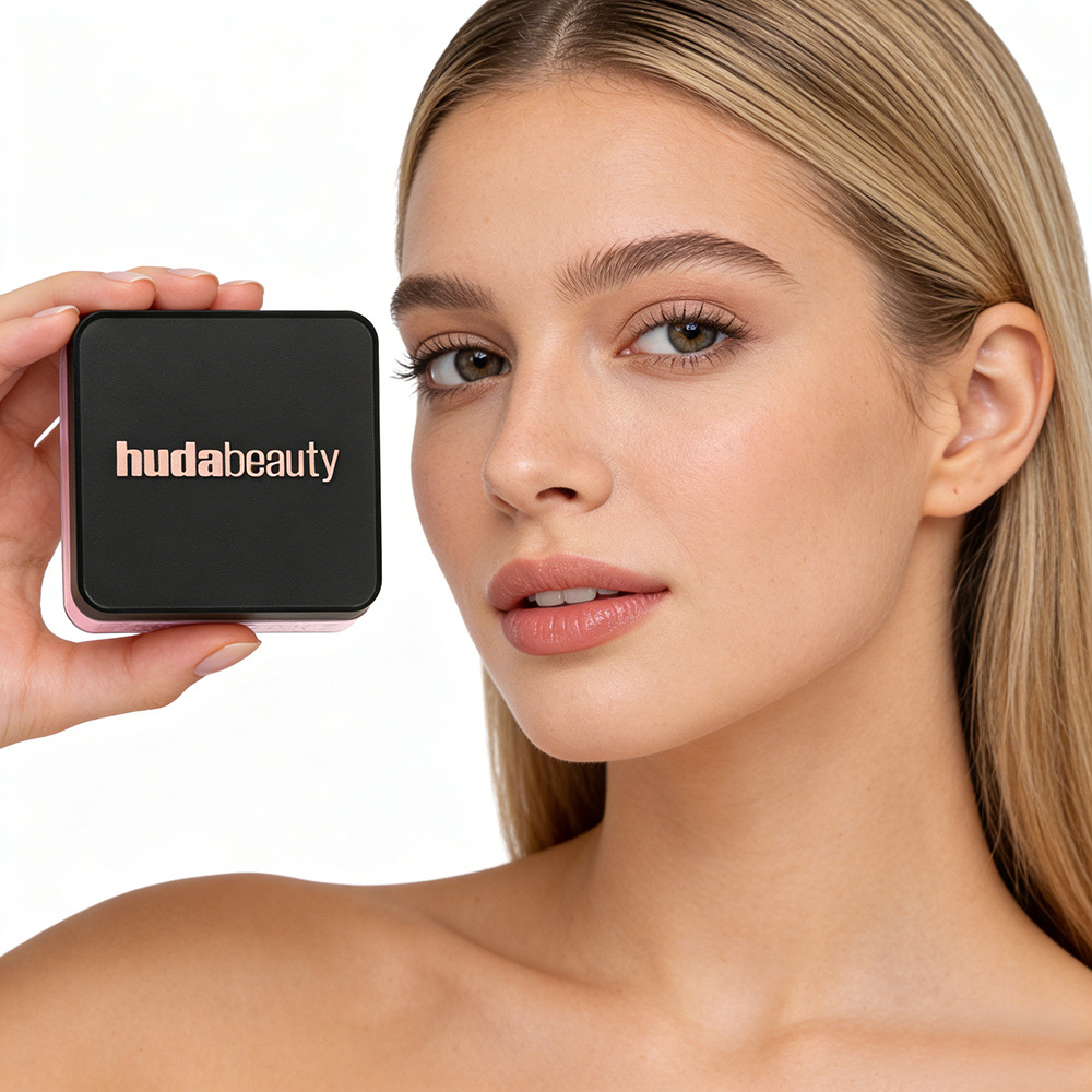 HUDA Beauty Loose Powder Pound Cake Cherry Blossom Baking Setting Powder Makeup Concealer Natural Face Finishing Oil Control Beauty Cosmetics 9 Colors