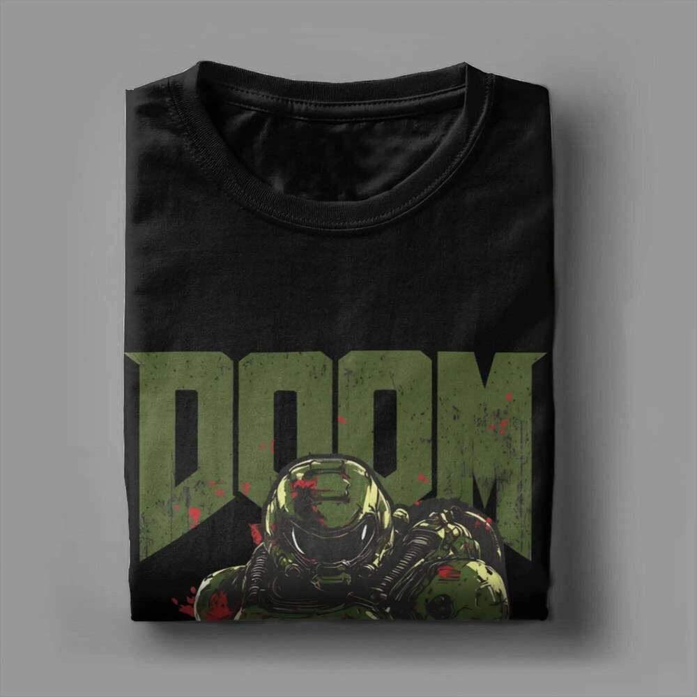 Funny DOOMS SLAYERS T-Shirts for Men O Neck 100% Cotton T Dark Ages Short Sleeve Tee Shirt Gift Idea Clothes C260228 - view 4