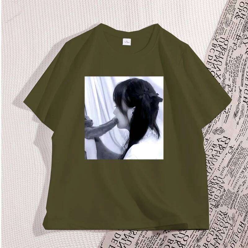Funny Dirty Heart Cat T-shirt Men's Fashion Street Wear High Quality Tshirt Man Designer Clothes Unisex Cotton Short-sleeve C260228 - view 5