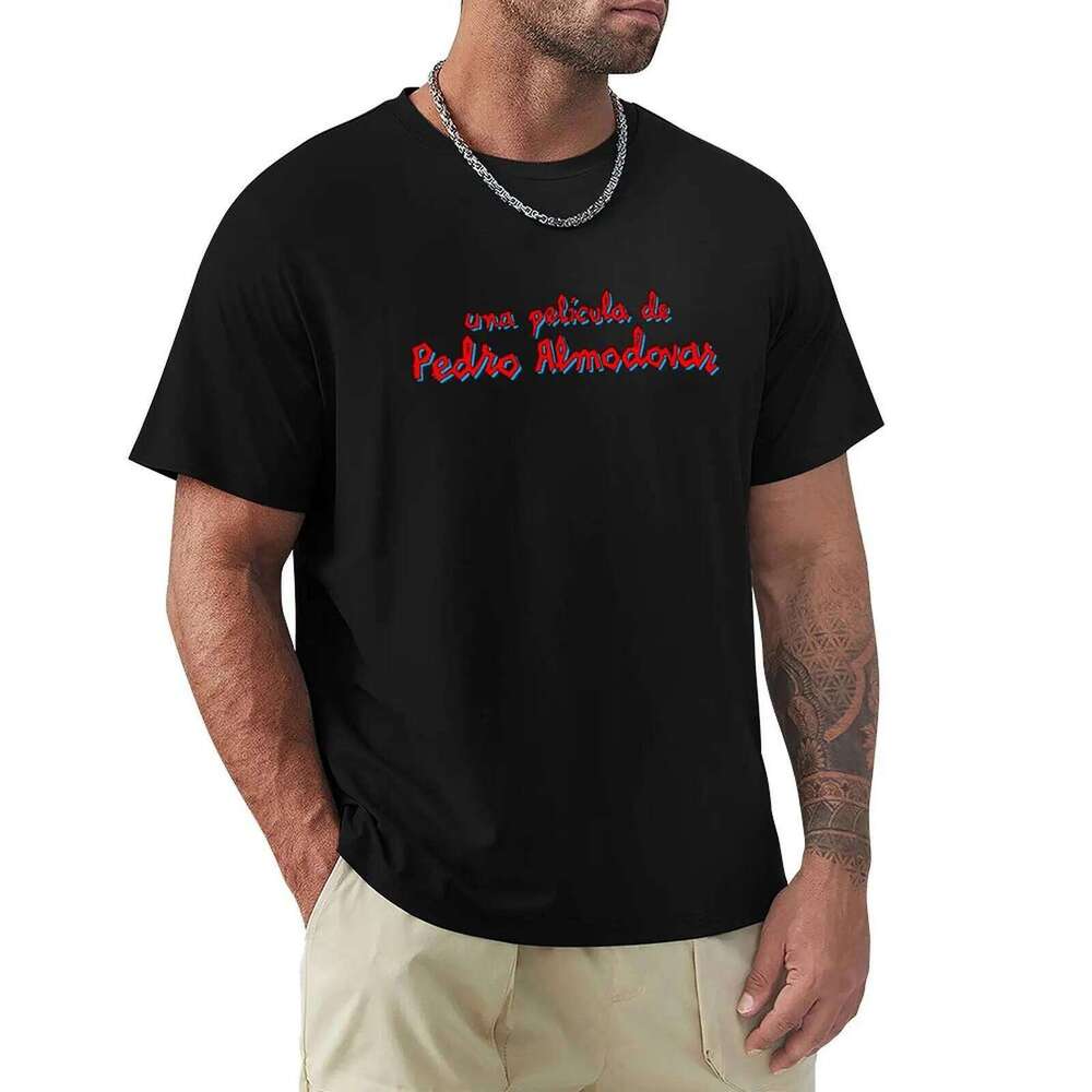 Una Pelicula De Pedro Almodovar T-Shirt aesthetic clothes Blouse oversized tops shirts men C260228 - view 4