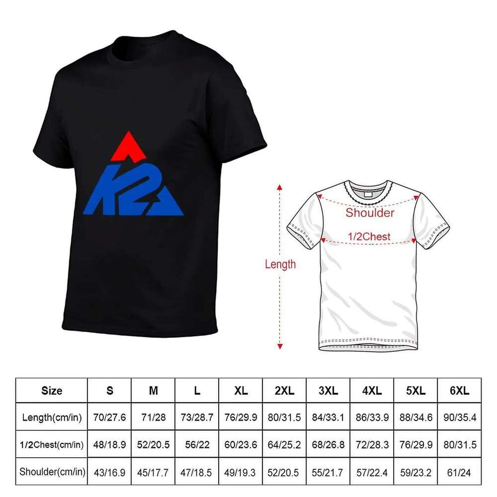 K2 funny Snowboarding T-Shirt graphic for casual shirts men t man vintage Ski C260228 - view 6