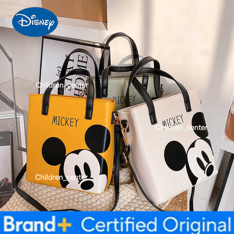 Disney Mickey Mouse Handbag Crossbody Bags Cartoon Figures PU Shoulder Bag Storage Backpack Tote Bag Adult Women Christmas Gifts H260228