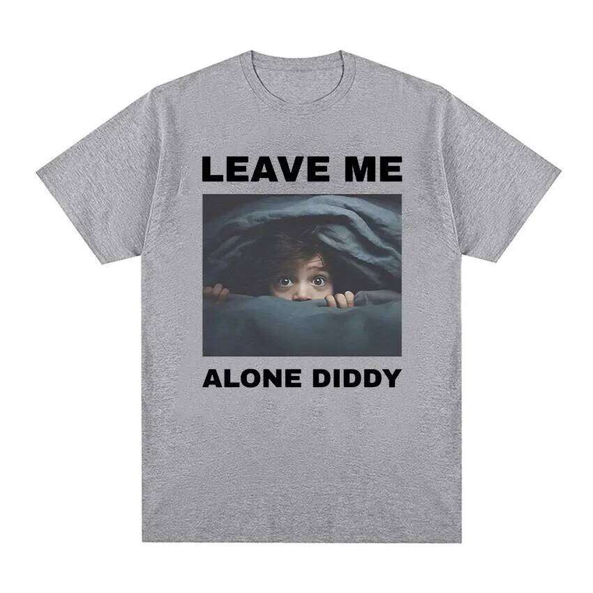 Leave Me Alone Diddy Funny Graphic T Shirt Men's Retro Fashion Short Sleeve T-shirts Tops Unisex Casual T-shirt C260228 - view 6
