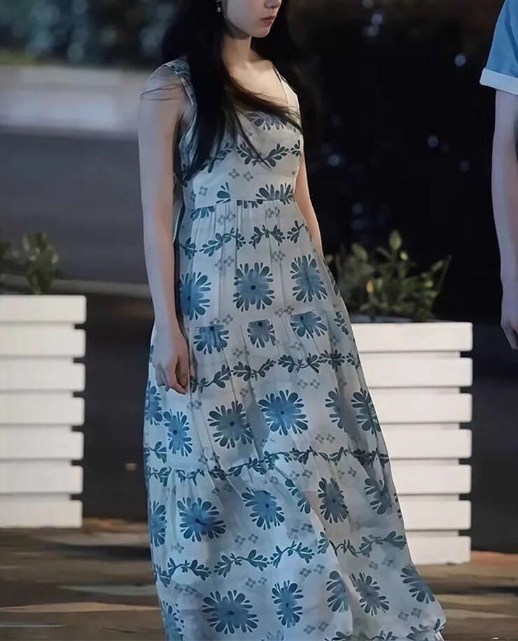 2026 Summer New a2 Celebrity Same Style Women's Designer Style Fairy Flower Flow Holiday Dress