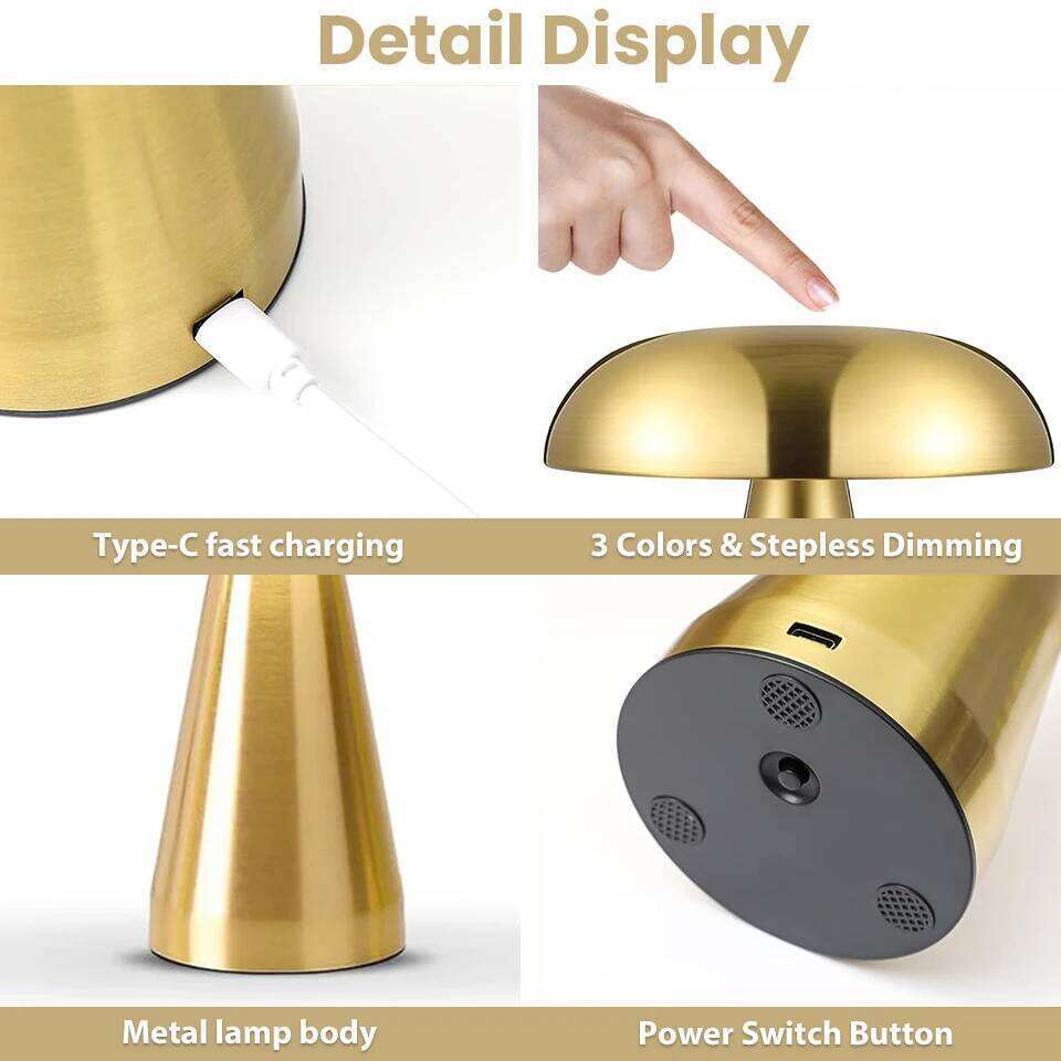 Simple LED Desk USB Charging Table Lamp Three Colors Touch Switch Bar Bedroom Lamps Home Decoration Reading Night Light Z260227