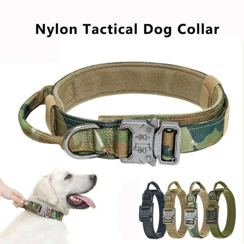 Pet Supplies Tactical Traction Collar Adjustable & Size Durable Suitable for Medium To Large Dog Pet Supplies