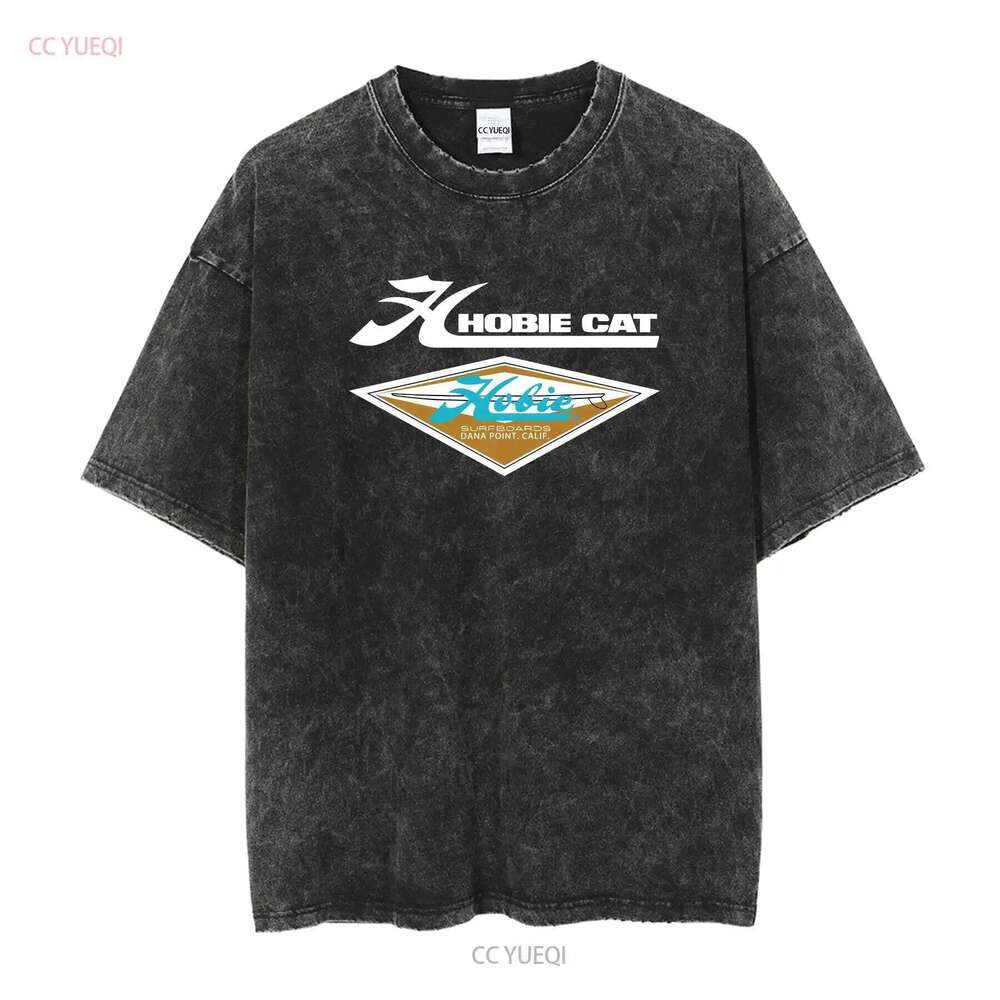 Hobie Cat Surfboards Dana Point Calif T Shirt S 4XL long or short sleeves vintage Washed streetwear Comfortable Casual homme C260228 - view 3