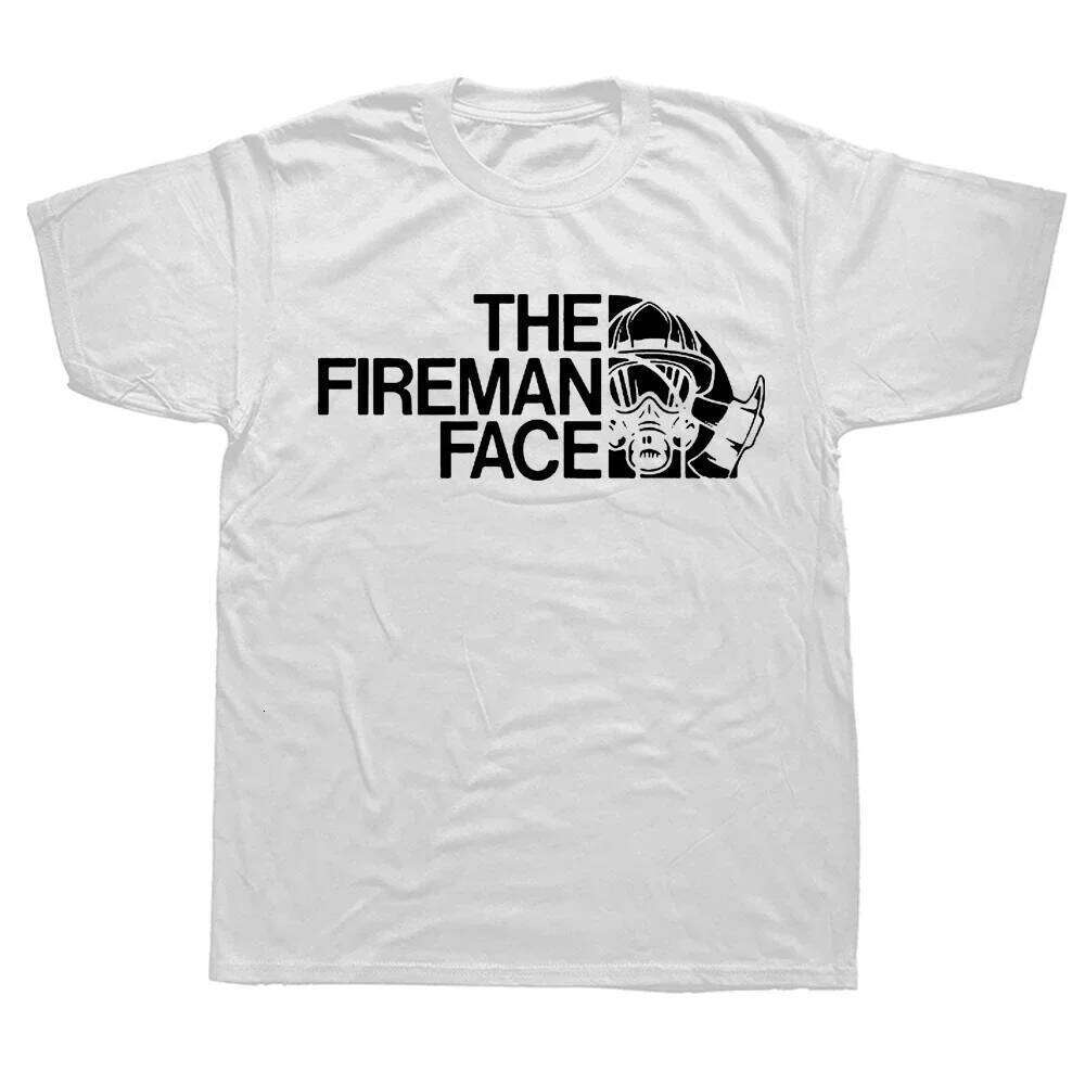 Funny Gifts Fireman The Firefighter Face T Shirts Graphic Streetwear Short Sleeve Style T-shirt Mens Clothing Harajuku C260228 - view 7