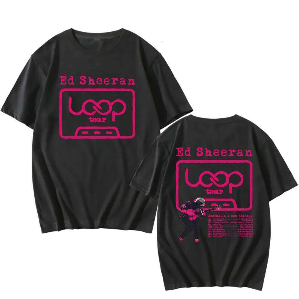 Ed Sheeran Loop Tour Tshirts Short Sleeve Cotton Fashion T-shirt Casual Loose Unisex Streetwear Men Women Clothing Graphic Tees C260228 - view 6