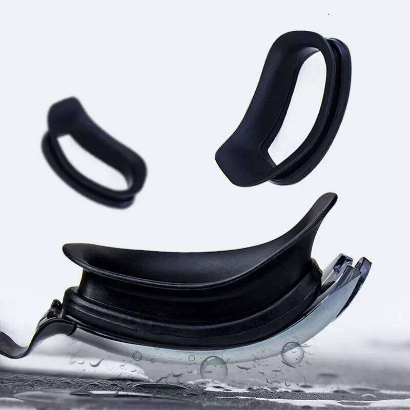 Professional with nose clip and earplugs electroplated waterproof silicone unisex swimming goggles 26Y0228