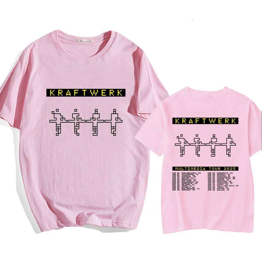 Electronic Band KRAFTWERK Tshirts Cotton Short Sleeve Male T-shirt Summer Round Neck Hip Hop Streetwear Unisex Men/Women Tees C260228 - view 7