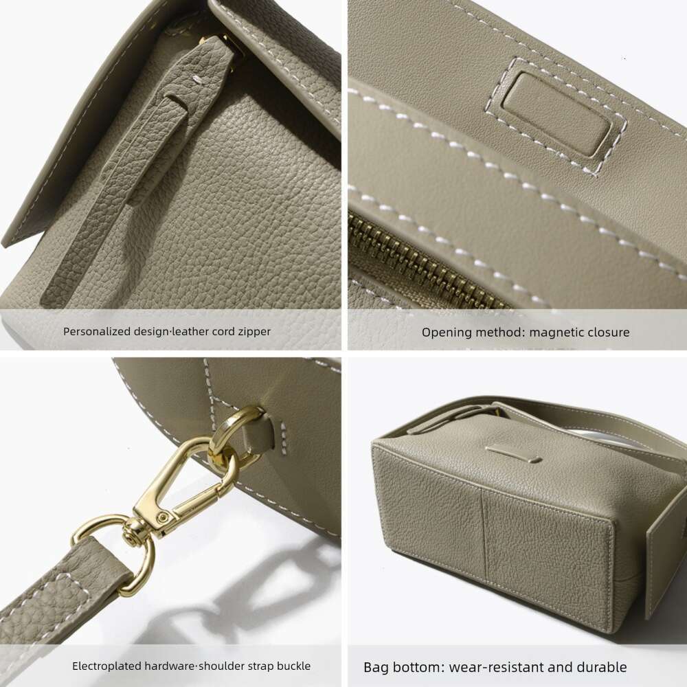 Luxury Shoulder Bags Totes Hobo New Top Layer Cowhide Pillow Retro Commuter Soft Leather Ear Hanging Eaves Bag Fashion Versatile Casual Style Handbag 