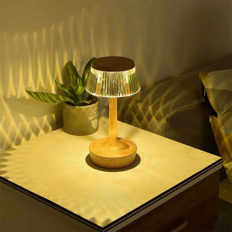 LED Table Rechargeable Reading Metal Touch Night Light 3 Colors Atmospher Bedside Lamp Hotel Bar Decoration Z260227
