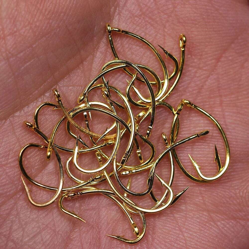 Bimoo 50pcs 100pcs #10 #12 #14 #16 Golden Curved Nymph Fly Tying Hook Scud Shrimp Pupae Larvae Caddis Emerges Trout Fishing Lure Z260228