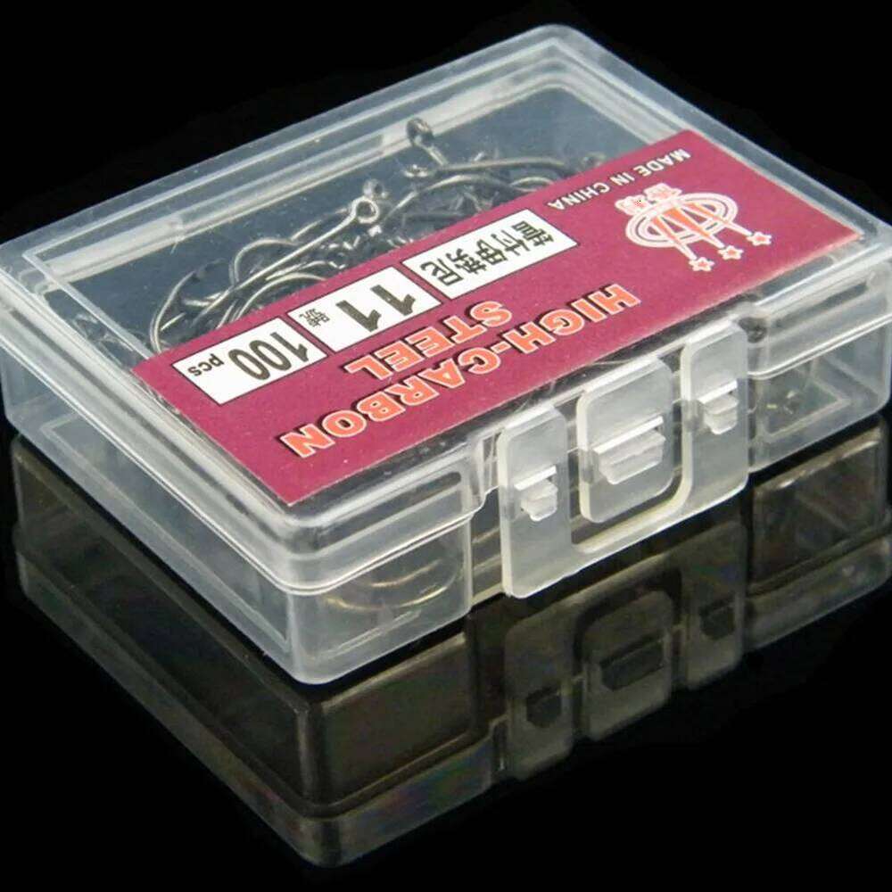 High Quality Accessorie Hot Sale Brand New Fish Hook Circle 100pcs Fishing Hooks Carbon Steel Z260228