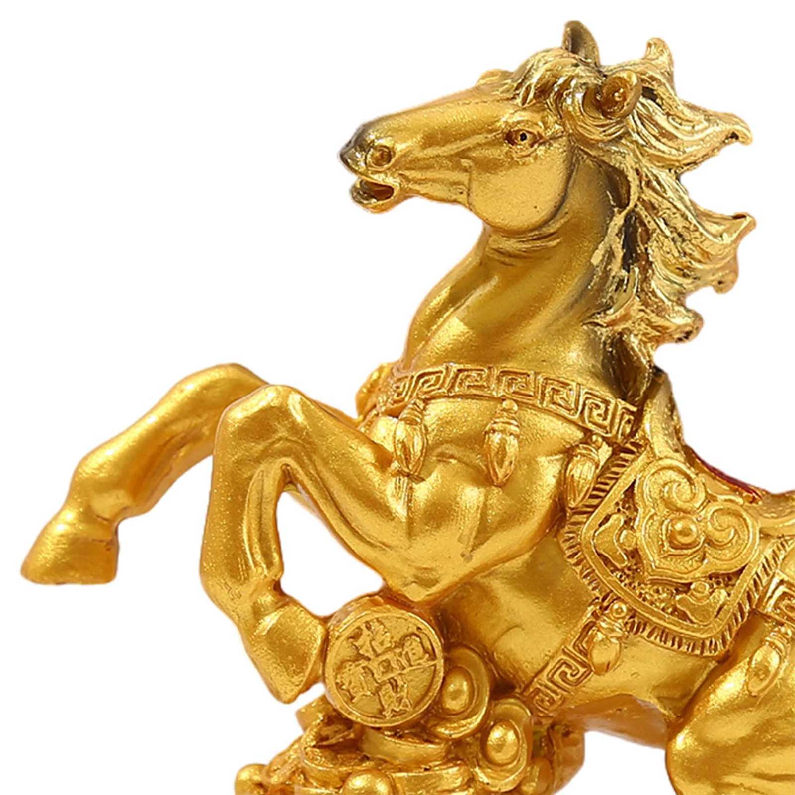 Horse Statue 2026 Chinese Zodiac Feng Shui Ornament for Home Office Tabletop DecorT260228