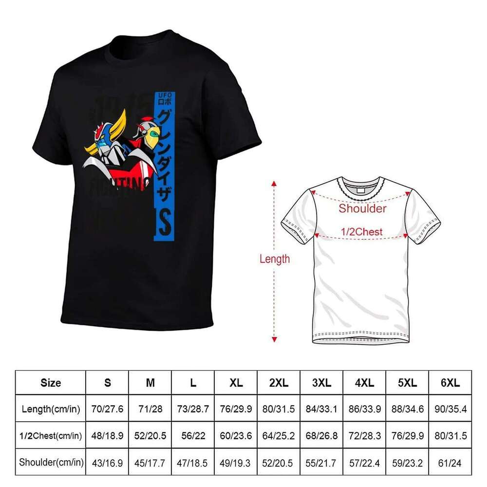 046 Color Grendizer Vegan custom print funny shirts cotton man t shirt luxury T-Shirt C260228 - view 6