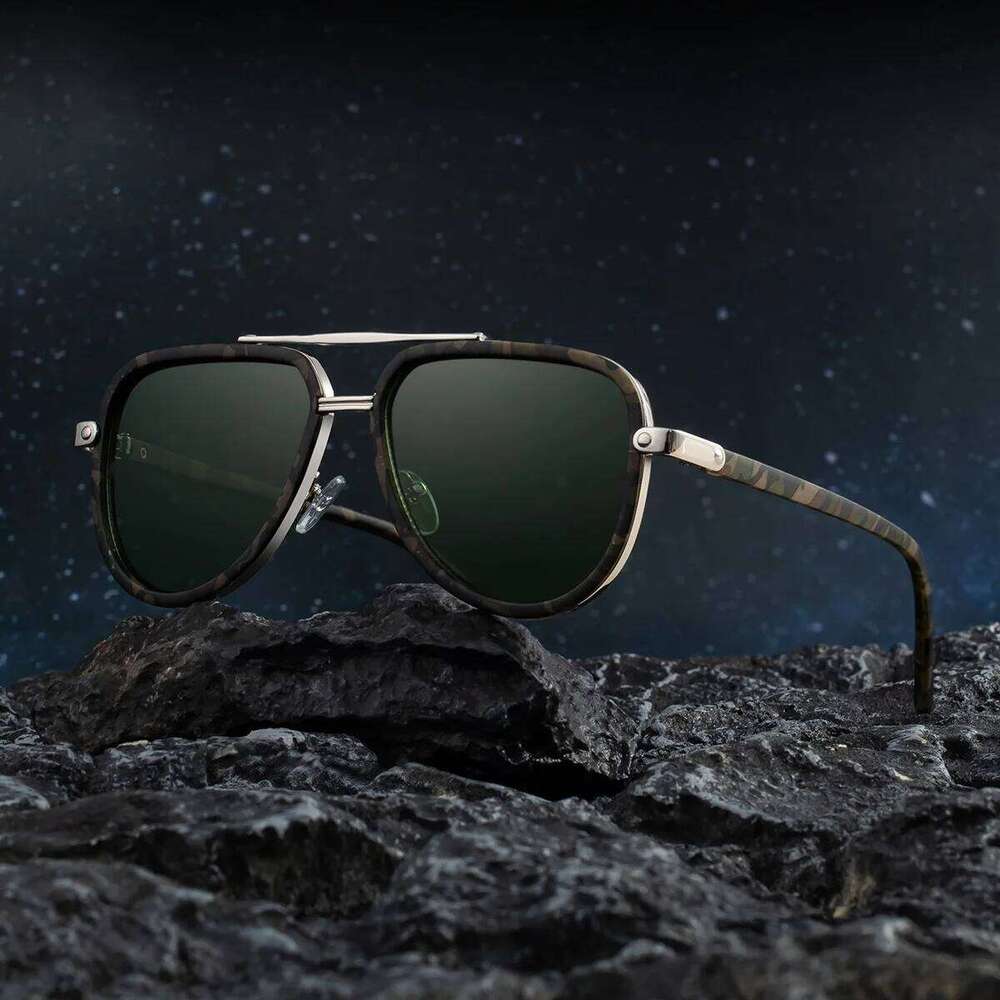 New Fashion Toad Sunglasses Men Retro Trend Sun Glass Male Double Beams Shades Classic Goggle Oculos De Sol Feminino Uv400