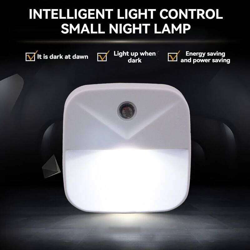 Smart Auto LED Night Light: Motion Sensor & Dusk-to-Dawn Plug-in for Energy Saving Home/Gift Z260227