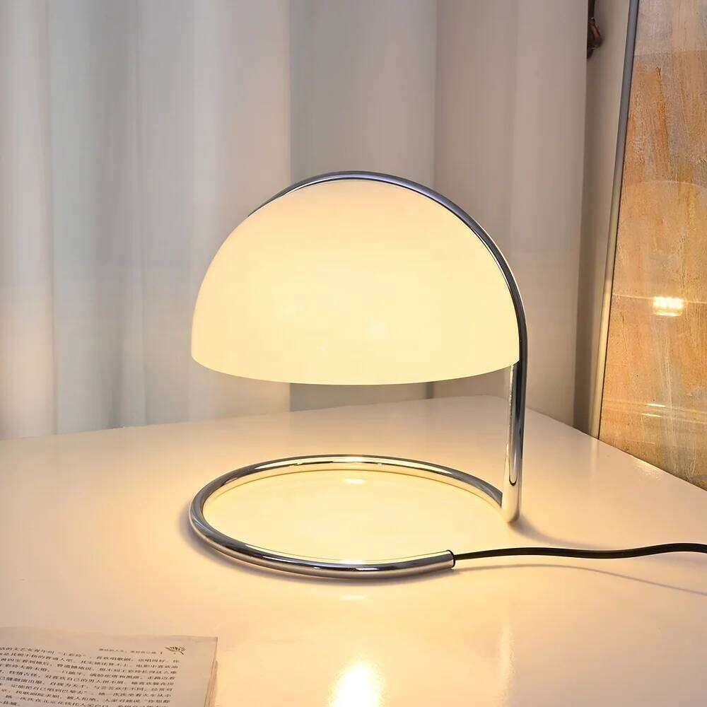 Bauhaus LED Desk Lamp Modern Mushroom Design Fireless Aromatherapy Nordic Style Glass Body for Bedroom Bedside Living Room Z260227